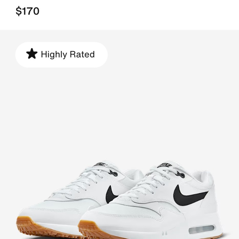 Nike Air Max 1 ‘86 OG G Mens Golf